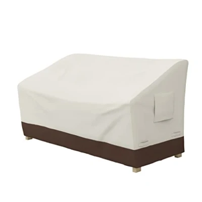 Afbeelding van Amazon Basics Afdekking voor 3 zits, bank, beige, lichtbruin