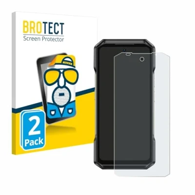 Afbeelding van BROTECT (2 Stuks) Antireflecterende Beschermfolie voor Ulefone Armor 27T Pro Anti Glare Screen Protector, Mat, Ontspiegelend