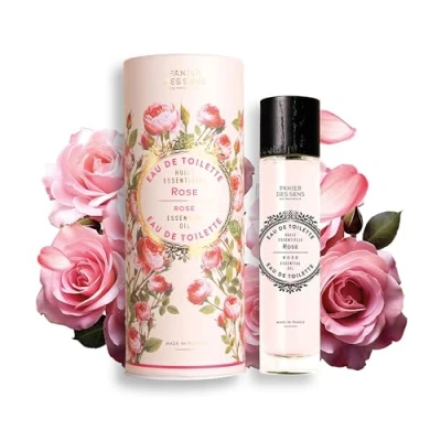 Afbeelding van Panier des Sens Eau de Toilette voor dames roze lichaams en haarparfum bloemige geur damesgeur Made in France fles met 50 ml