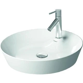 Afbeelding van Duravit Cape cod opzetwastafel rond 48 cm. met 1 kraangat wit