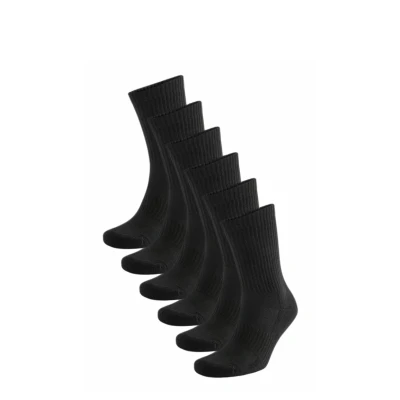 Afbeelding van Next Essential 6 PACK Regular FIT Sokken, Heren, Maat: 43 45, Black
