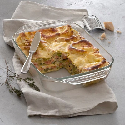 Afbeelding van Ovenschaal Pyrex Irresistible Rechthoekig 39 x 24,5 6,9 cm Transparant Glas (6 Stuks)