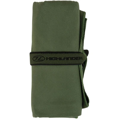 Afbeelding van Highlander Microfiber Soft reishanddoek Large 75 x 130 Olive