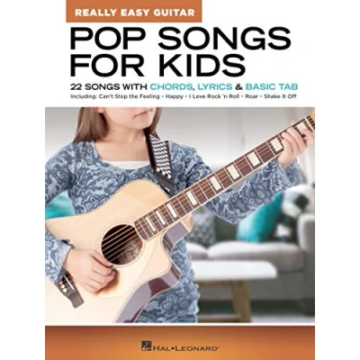 Afbeelding van Pop Songs for Kids Really Easy Guitar Series: 22 with Chords, Lyrics &amp; Basic Tab
