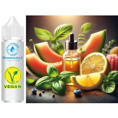 Afbeelding van Citrus Dew Meloen Citroen Basilicum Aroma Concentraat Veganistisch Sasami 10ml