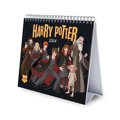 Afbeelding van Grupo Erik Kalender 2024 Harry Potter Bureaukalender 12 maanden met fsc certificaat