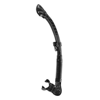 Afbeelding van Cressi Alpha Ultra Dry Snorkel, Zwart/Zwart/Zilver
