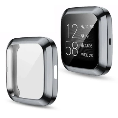 Afbeelding van Fitbit Versa 2 Soft TPU case (volledig beschermd) Grijs