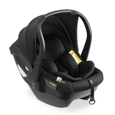 Afbeelding van hauck Babyautostoel, groep 0 Drive N Care, babyzitje met verkleiner voor pasgeborenen, verstelbaar harnas en hoofdsteun, vanaf de geboorte baby&#039;s van 40 87 cm, zwart