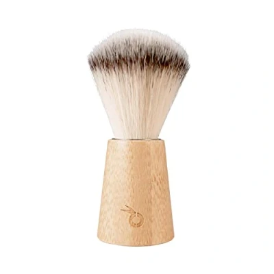 Afbeelding van pandoo scheerkwast veganistisch met bamboegreep, Made in Germany, premium voor mannen en vrouwen, baardborstel zachte huidvriendelijke borstelharen, cadeau mannen, scheerborstel