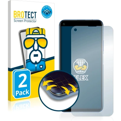 Afbeelding van BROTECT Screenprotector voor Huawei Nova 5T Folie Beschermfolie transparant volledig dekking (2 Stuks)