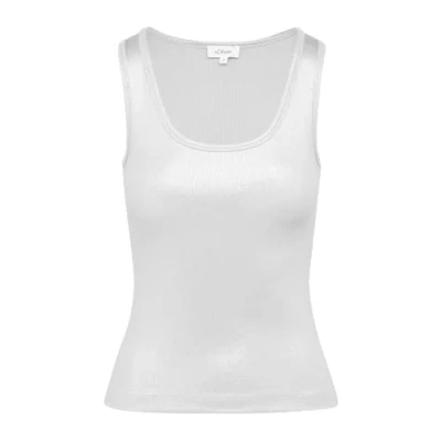 Afbeelding van s.Oliver MIT Glitzer Effekt Top, Dames, Maat: 42, Taubengrau