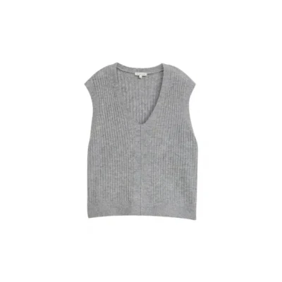 Afbeelding van TOM Tailor MIT Vausschnitt Trui, Dames, Maat: XL, Medium silver grey melange