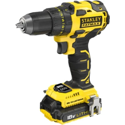 Afbeelding van 18V Brushless Accuschroef /boormachine, 2 x 2.0Ah accu’s, 2A lader, koffer