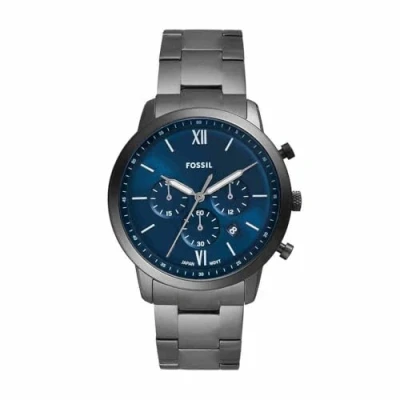 Afbeelding van Fossil Heren horloge Grijs met stalen band