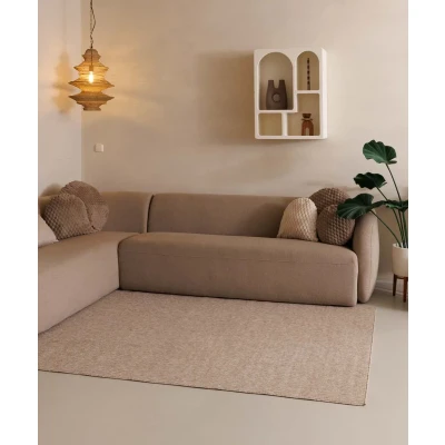 Afbeelding van Laagpolig Vloerkleed Lush Beige 100x200 Cm