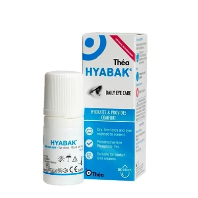 Afbeelding van Hyabak Moissturising And Lubricating Solution Eyes Conta