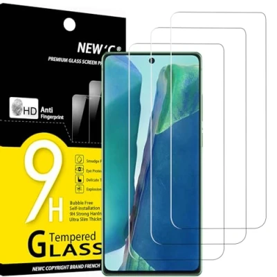 Afbeelding van NEW&#039;C 3 Stuks, Screen Protector voor Samsung Galaxy Note 20, Gehard Glass Schermbeschermer Film 0.33 mm ultra transparant, resistent