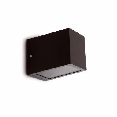Afbeelding van Faro Lighting Lacre 1 Light Buitenwand Licht Donkergrijs IP54, E27