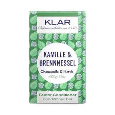 Afbeelding van Klar Seifen Vaste conditioner kamille &amp; brandnetel 100 g (voor storend haar), geschikt voor gevoelige hoofdhuid en haar, 11183