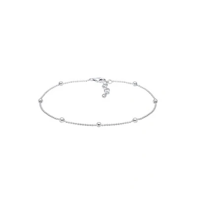 Afbeelding van Elli GEO Minimal Trend Enkelbandjes, Dames, Maat: 22, Silber