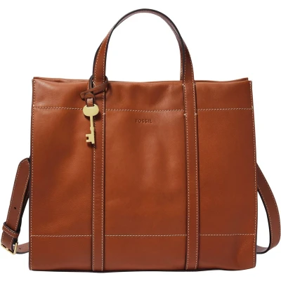 Afbeelding van Fossil Handtas, Dames, Maat: One Size, Brown