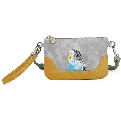 Afbeelding van hi di Schoudertas/Clutch/Portemonnee Melody Grijs