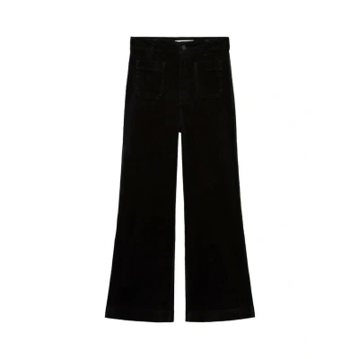 Afbeelding van Mango Catherip Broek, Dames, Maat: 34, Sort