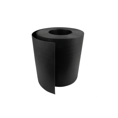 Afbeelding van Gietrand 30 cm Zwart Kunststof Rol 20 meter