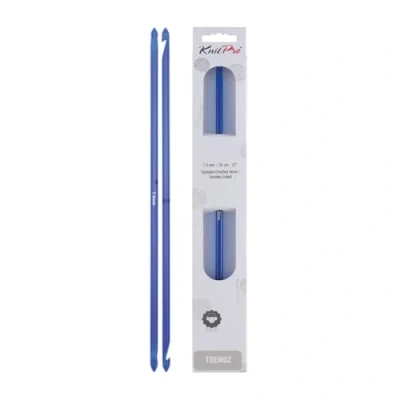 Afbeelding van Knit Pro KP51425 7 mm dubbel einde traditionele Tunesische haakhaak, meerkleurig