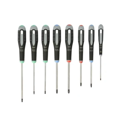 Afbeelding van Bahco Schroevendraaier ERGO™ driecomponentengreep gleuf Phillips Pozidriv TORX® 8 stuks BE 9872