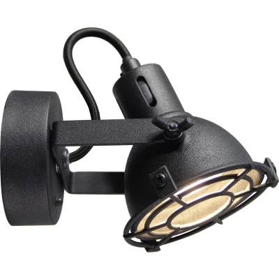 Afbeelding van Brilliant Jesper G54310/86 Wandspot GU10 5 W LED Zwart