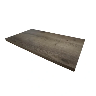 Afbeelding van Wastafelblad Finn 80cm donker eiken