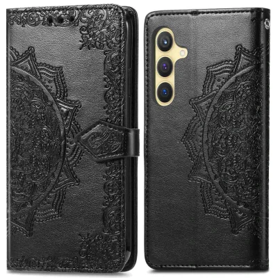 Afbeelding van Samsung Galaxy S24 Plus Hoesje Kunstleder iMoshion Bookcase Zwart Telefoonhoesje