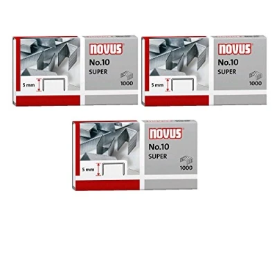 Afbeelding van Novus Nietjes nr. 10, 1000 stuks (3 stuks)