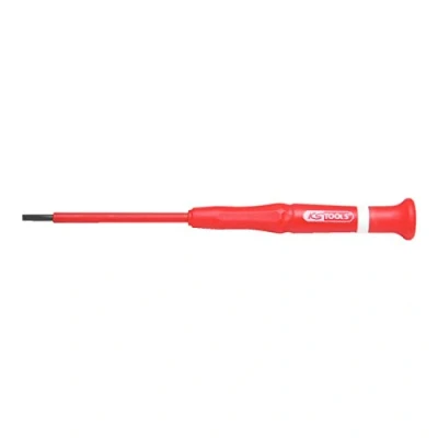 Afbeelding van KS Tools, Schroevendraaiers, Precisieschroevendraaier met beschermende isolatie voor sleufschroeven, 3,0 mm (Gleuf)