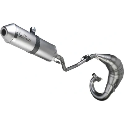 Afbeelding van Leovince X fight Rieju Mrt 50/pro/sm 09 12 Ref:3281 Gehomologeerd Roestvrijstalen Full line Systeem Zilver
