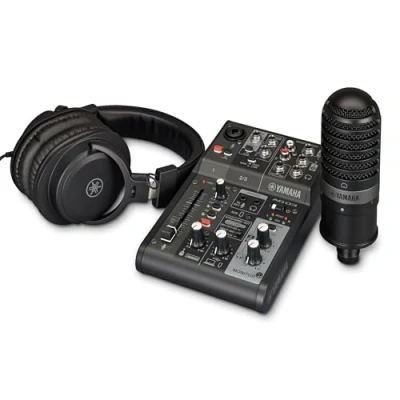 Afbeelding van Pack Streaming Set Up AG03MK2 LSPK Zwart Yamaha