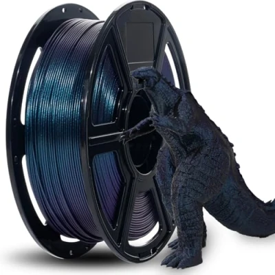 Afbeelding van FLASHFORGE Hoge snelheid Chameleon PLA Veelkleurig Burnt Titanium, Max. 500 mm/s snel afdrukken, filament met kleurverloop 1,75 mm, verandert van kleur licht en hoek, eersteklas