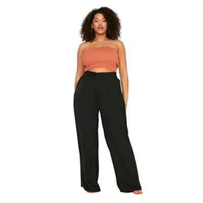 Afbeelding van Trendyol Hoge taille Loszittend Grote maten broek