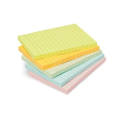 Afbeelding van Amazon Basics Plakbriefjes, mini, rechthoekig, 10,16 x 15 cm, gemengde kleuren, 5 stuks, kleurrijk