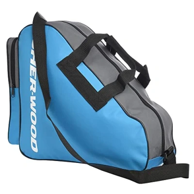 Afbeelding van Sherwood Schaatstas inline tas voor volwassenen en kinderen ideaal rolschaatsen, skates schaatsen blauw