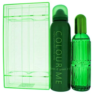 Afbeelding van Colour Me Green Fragrance for Men Gift Set 90ml EDP/150ml Body Spray, by Milton Lloyd