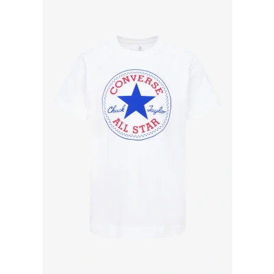 Afbeelding van Converse Chuck Patch Tshirt print voor kinderen, Maat: 128/140, White