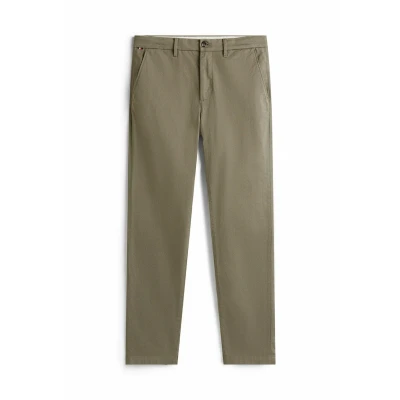 Afbeelding van Tommy Hilfiger Bleecker SLIM Chino, Heren, Maat: 30x28, Hydrogen grey