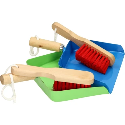 Afbeelding van Kinder Stoffer en Blik Gekleurd