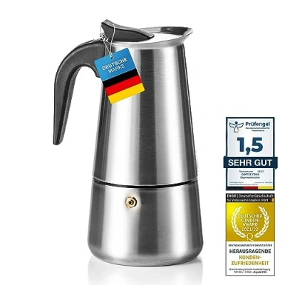 Afbeelding van Coffee Fox® roestvrijstalen espressoapparaat Koffiezetapparaat Espressopot (4 kopjes 200 ml)
