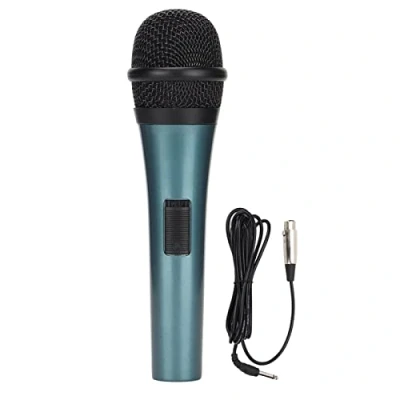 Afbeelding van Dynamische Muziekinstrument Microfoon, Handmicrofoon 3m Kabel XLR Microfoon voor Karaoke Zingen, Spraak, Bruiloft, Toneel en Outdoor Activiteit