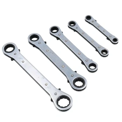 Afbeelding van AB Tools Ratelsleutel Set AF/Imperial/SAE Sleutelset 1/4 7/8 TE071