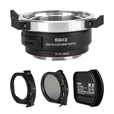 Afbeelding van Meike MK PLTL C Drop in Filter Handmatige Focus Mount Adapter met Variabele ND en UV Filters voor ARRI PL Cine Lens naar Panasonic Sigma Leica L Camera&#039;s zoals S1H S1 S5 S1R FP FPL SL SL2